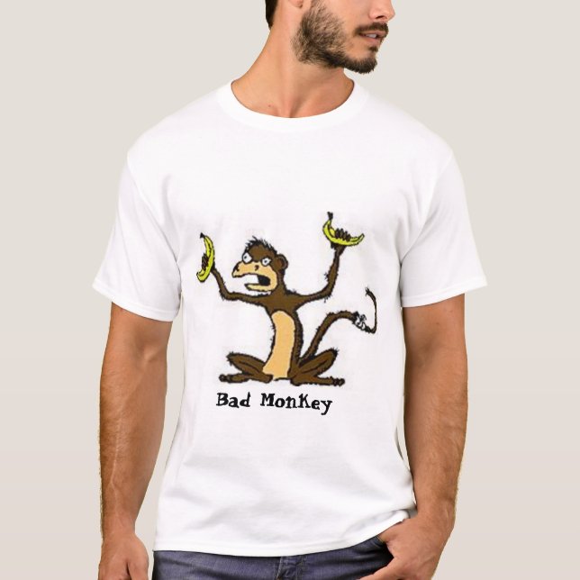 T-shirts Macaco mau (Frente)