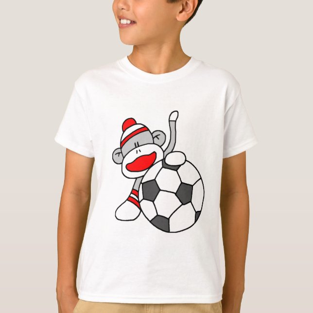T-shirts Macaco-meia-futebol (Frente)