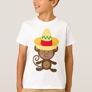 T-shirts Macaco no presente do Sombrero