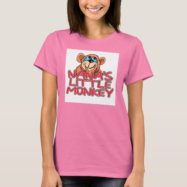 T-shirts Macaco Pequeno da Nana (Frente)