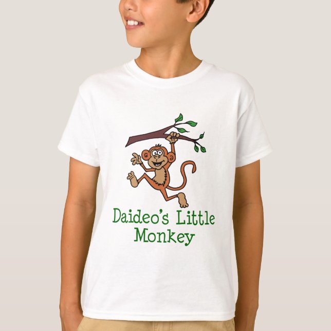 T-shirts Macaco Pequeno de Daideo (Frente)