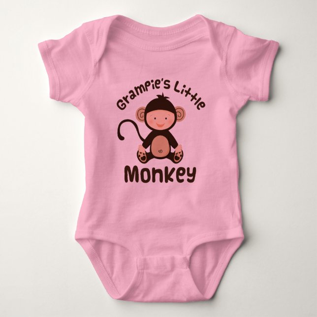 T-shirts Macaco pequeno de Grampies (Frente)