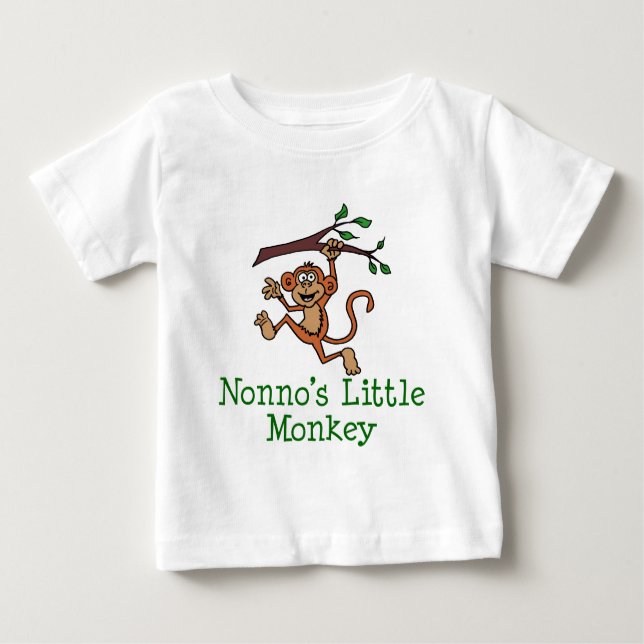 T-shirts Macaco Pequeno de Nonno (Frente)