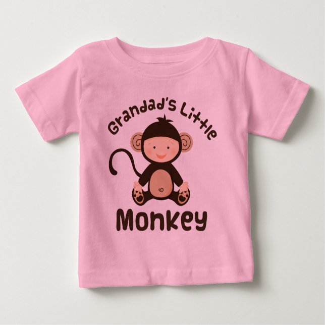 T-shirts Macaco pequeno dos Grandads (Frente)