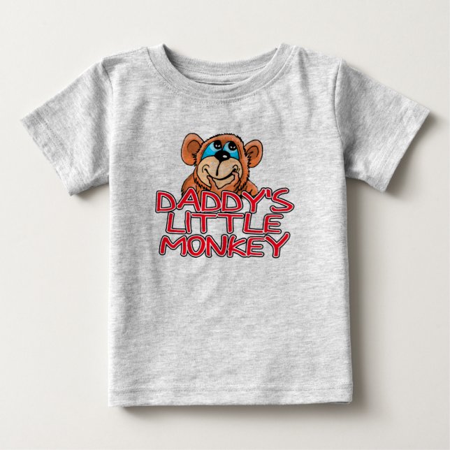 T-shirts Macaco Pequeno pai (Frente)