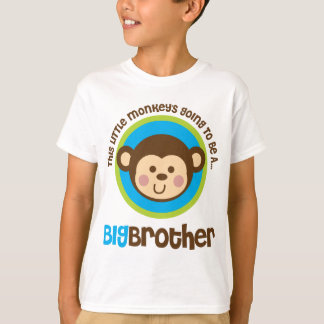T-shirts Macaco pequeno que vai ser um big brother