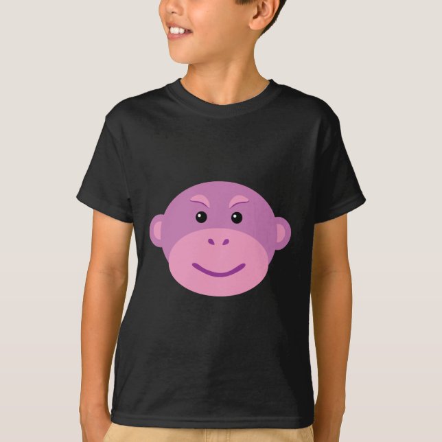 T-shirts Macaco Roxo (Frente)