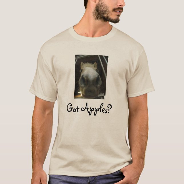 T-shirts Maçãs obtidas?  T sleeved longo (Frente)