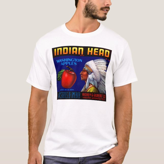 T-shirts Maçãs principais indianas de Washington (Frente)