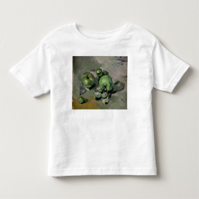 T-shirts Maçãs verdes de Paul Cezanne |, c.1872-73 (Frente)