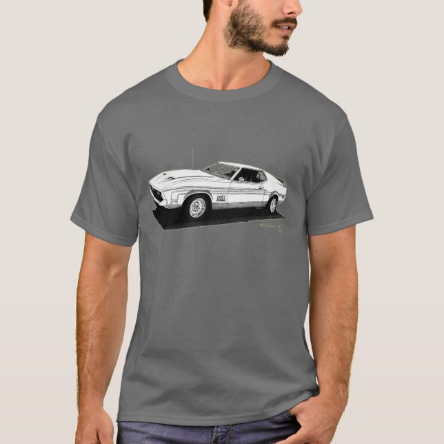 T-shirts 'Mach 71 mim Fastback do mustang (Frente)