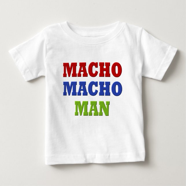 T-SHIRTS MACHO MAN (Frente)
