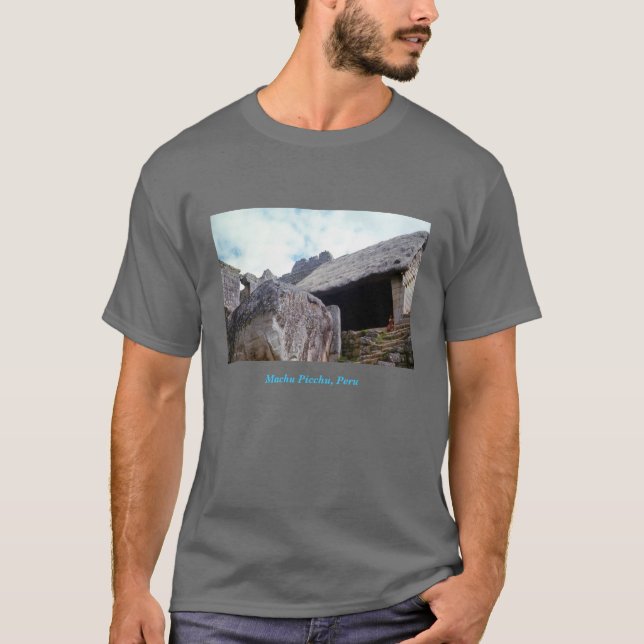 T-shirts "Machu Picchu 4" obscuridade (Frente)