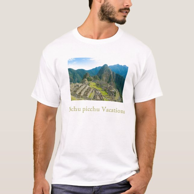 T-SHIRTS MACHU PICCHU VACATIONS (Frente)