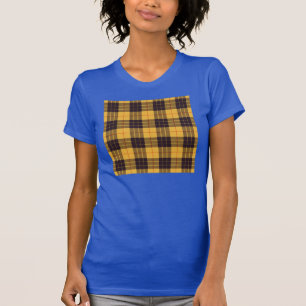 T-shirts Macleod do tartan do Scottish de Lewis & de xadrez