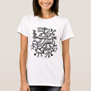 T-shirts Macrocosm 02 do microcosmo - preto
