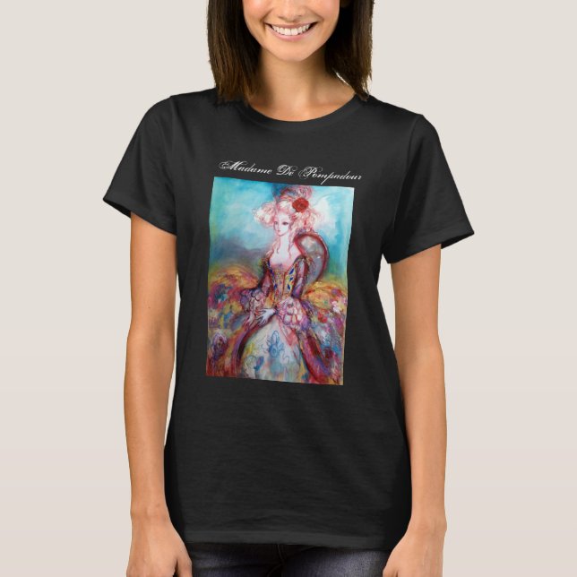 T-shirts MADAME POMPADOUR, Moda de Beleza Elegante (Frente)
