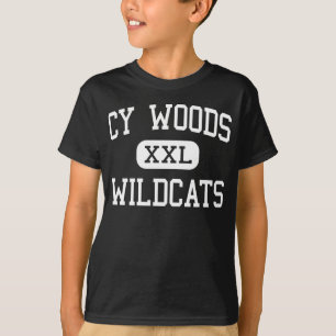 T-shirts Madeiras de CY - Wildcats - segundo grau - Cypress