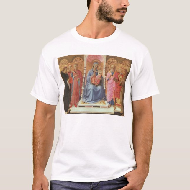 T-shirts Madonna com criança do cristo (Frente)
