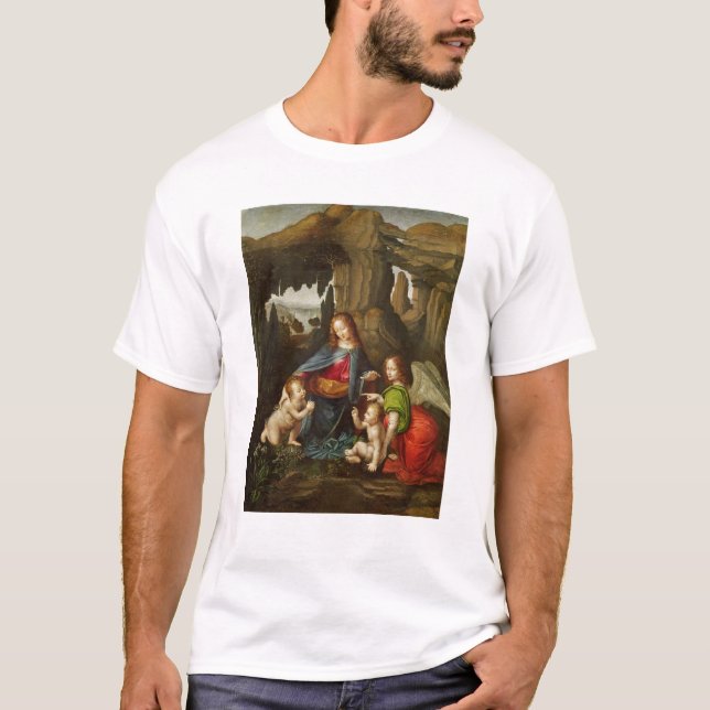 T-shirts Madonna das rochas (Frente)