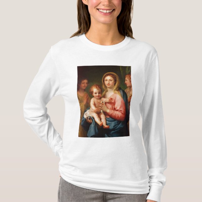 T-shirts Madonna e criança com dois anjos, 1770-73 (Frente)