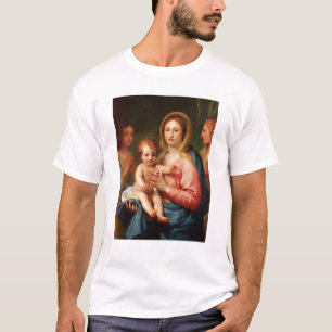 T-shirts Madonna e criança com dois anjos, 1770-73