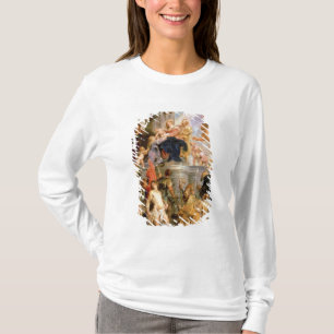 T-shirts Madonna Enthroned com criança