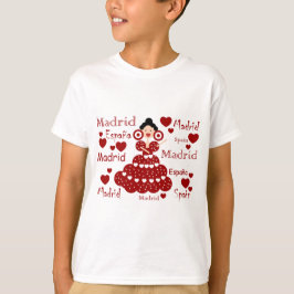 T-shirts Madrid España muñeca flamenca
