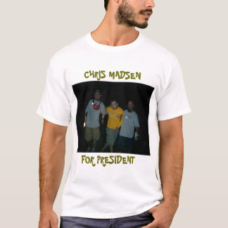 T-SHIRTS MADSEN DE CHRIS PARA O PRESIDENTE