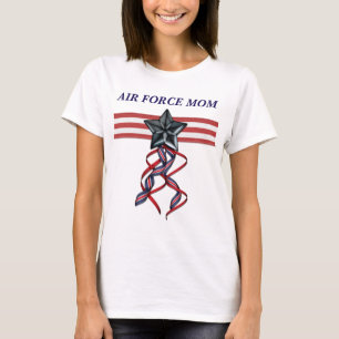 T-shirts Mãe da Força Aérea Azul