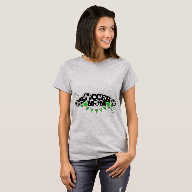 T-shirts Mãe de Futebol (Frente Completa)