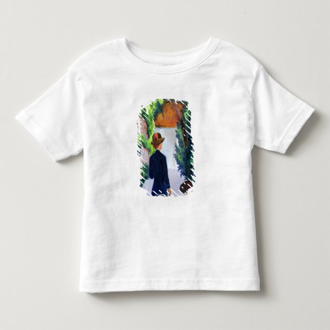 T-shirts Mãe e criança no parque, 1914 (Frente)