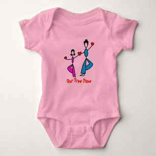 T-shirts Mãe e Filha - Roupas de Yoga Bebê