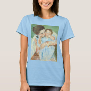 T-shirts Mãe e Filho por Mary Cassatt, Arte Fino Antigo