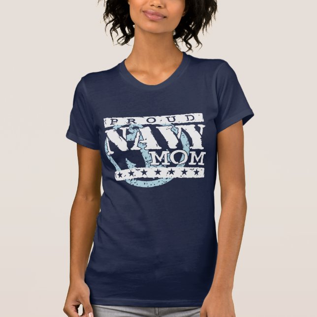T-shirts Mãe Marinho orgulhosa (Frente)