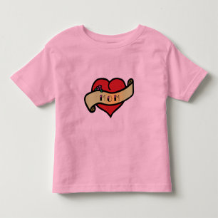 T-shirts Mãe Tattoo Heart