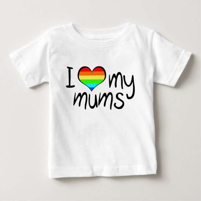 T-shirts Mães do bebê (Frente)