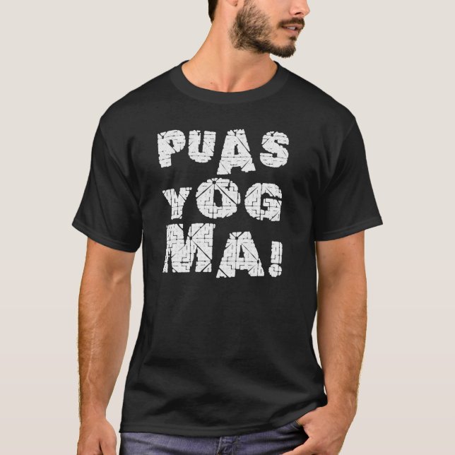 T-shirts mães do yog dos puas! (Frente)