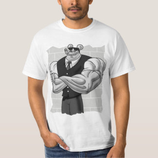 T-shirts Máfia/leão-de-chácara do rato do Gym