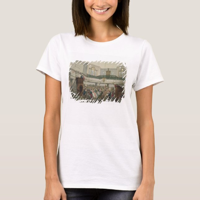 T-shirts Magdalen Chapel, do Microcosmo de Lo de Ackermann (Frente)