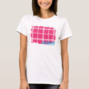 T-shirts Magenta 4 da xadrez