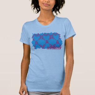 T-shirts Magenta-Aqua 4 do damasco