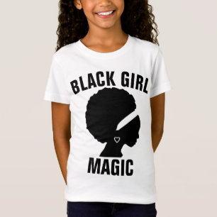 T-SHIRTS MAGIC DE GAROTA NEGRA