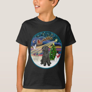T-shirts Mágica do Natal (R) - Kerry Blue Terrier
