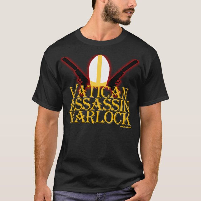 T-shirts Mágico do assassino do vaticano! (Frente)