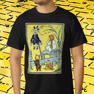 T-shirts Mágico Vintage de Oz, Dorothy Toto Encontra Espant