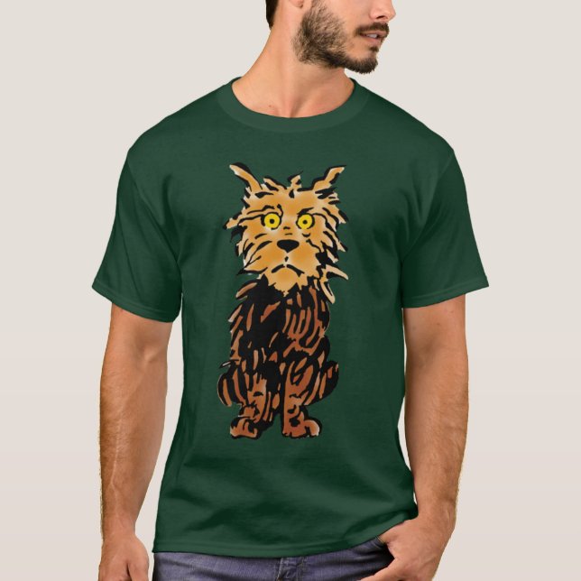 T-shirts Mágico Vintage de Oz, Totó o Cachorrinho Fofo (Frente)