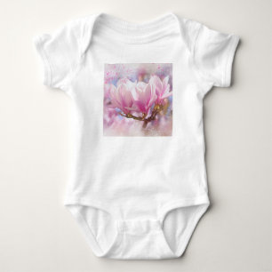 T-shirts Magnésia rosada a púrpura florida - Flor Primavera