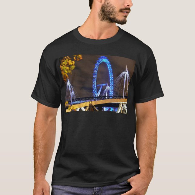 T-shirts Magnífico! Millennium Wheel Londres (Frente)