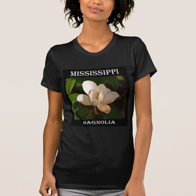 T-shirts Magnólia de Mississippi (Frente)